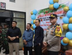 Forkompinda Prabumulih Patroli di Perayaan Hari Raya Natal 2024
