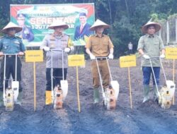 Swasembada Pangan, PJ Walikota Elman ST Tanam Jagung Serentak Se-Indonesia