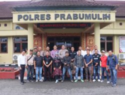 PWI Prabumulih Gelar Audiensi Bersama Kapolres