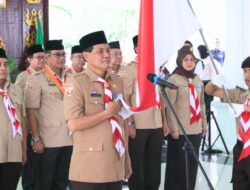 Bupati H Edison Dilantik Sebagai Ketua Pembimbing Gerakan Pramuka