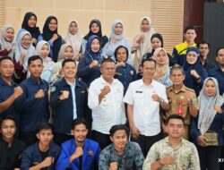 H Arlan Terima Audensi Puluhan Anggota Karang Taruna