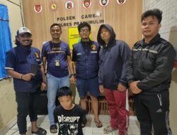 Pelaku Bobol Warung di Muara Sungai Ditangkap Elang Muara Polsek Cambai