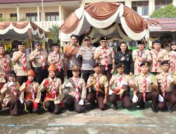 Kwarcab Gerakan Pramuka Muba, Gelar Upacara Sebagai Peringatan Hari Bapak Pramuka Indonesia ke-113