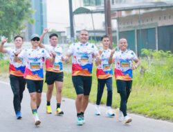Franky Nasril Ikut Langsung Fun Run HUT Bhayangkara ke 79