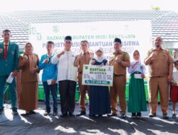 Sebanyak 236 Anak SD hingga SMA Terima Beasiswa dari Baznas Muba