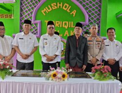 Resmikan Mushola Toriqil Akhlak, Cak Arlan Bantu Sumur Bor