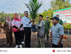 Walikota H Arlan Serahkan Bantuan Bibit Karet dan Sawit
