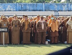 Pimpin Apel Pagi, Cak Arlan : Tak Pakai Topi Barisannya di Bedakan