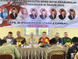 DPRD Gelar Reses MP ke-III, Dua Kantor Lurah Segera Dibangun
