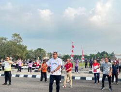 Kegiatan Rutin, Bang Franky Senam Bersama Pegawai Pemkot