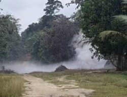 Pipa Gas Diduga Milik Pertamina Bocor, Warga Terpaksa Mengungsi Sementara