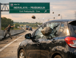 Tak Aman?, Sejumlah Mobil Jadi Korban Pelemparan di Tol Indra-Prabu