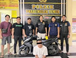 Polsek Prabumulih Timur Amankan Pelaku Residivis Curanmor