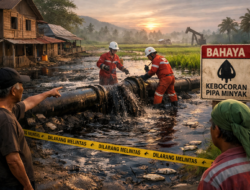 Pipa Milik Pertamina Field Adera Dikabarkan Kembali Bocor
