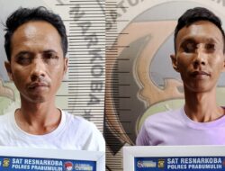 Satresnarkoba Polres Prabumulih Ringkus Dua Pengguna Sabu di Majasari, Satu DPO