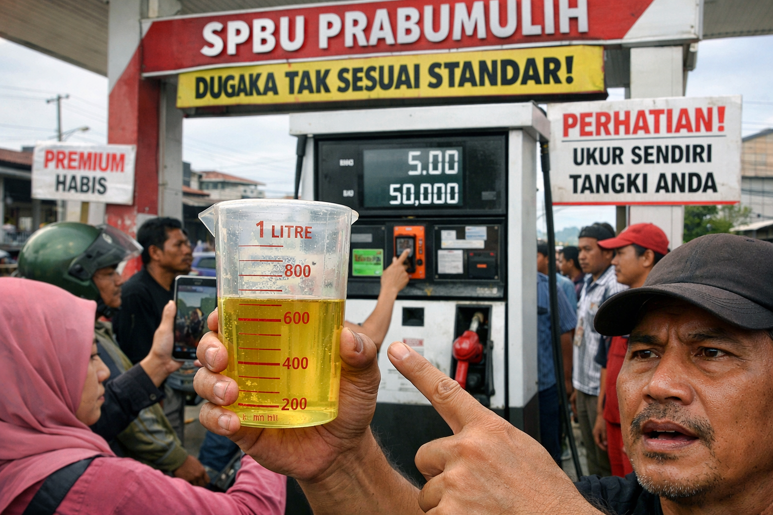 Video SPBU Viral, Warga Komplain Pengisian BBM, Humas Beri Klarifikasi