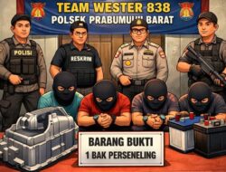 Pencurian Sparepart Truk di Prabumulih Terungkap, Empat Pelaku Ditangkap Polisi