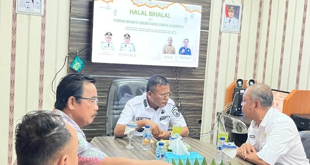 Halal Bihalal Kominfo Prabumulih 2026 dan purnabakti Sekretaris Dinas