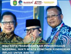 Wali Kota Prabumulih H. Arlan Raih Penghargaan Nasional 2026 Pengendalian Inflasi