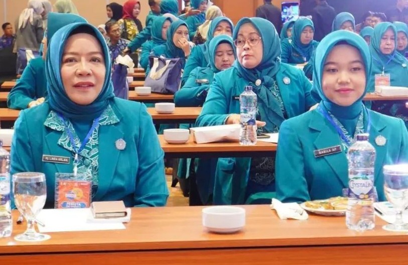 Hj Linda Arlan hadiri Rakon PKK Sumsel 2026 di Palembang