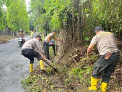 Polres Prabumulih Gelar Gerakan Indonesia ASRI, Bersihkan Lingkungan dan Cegah Banjir