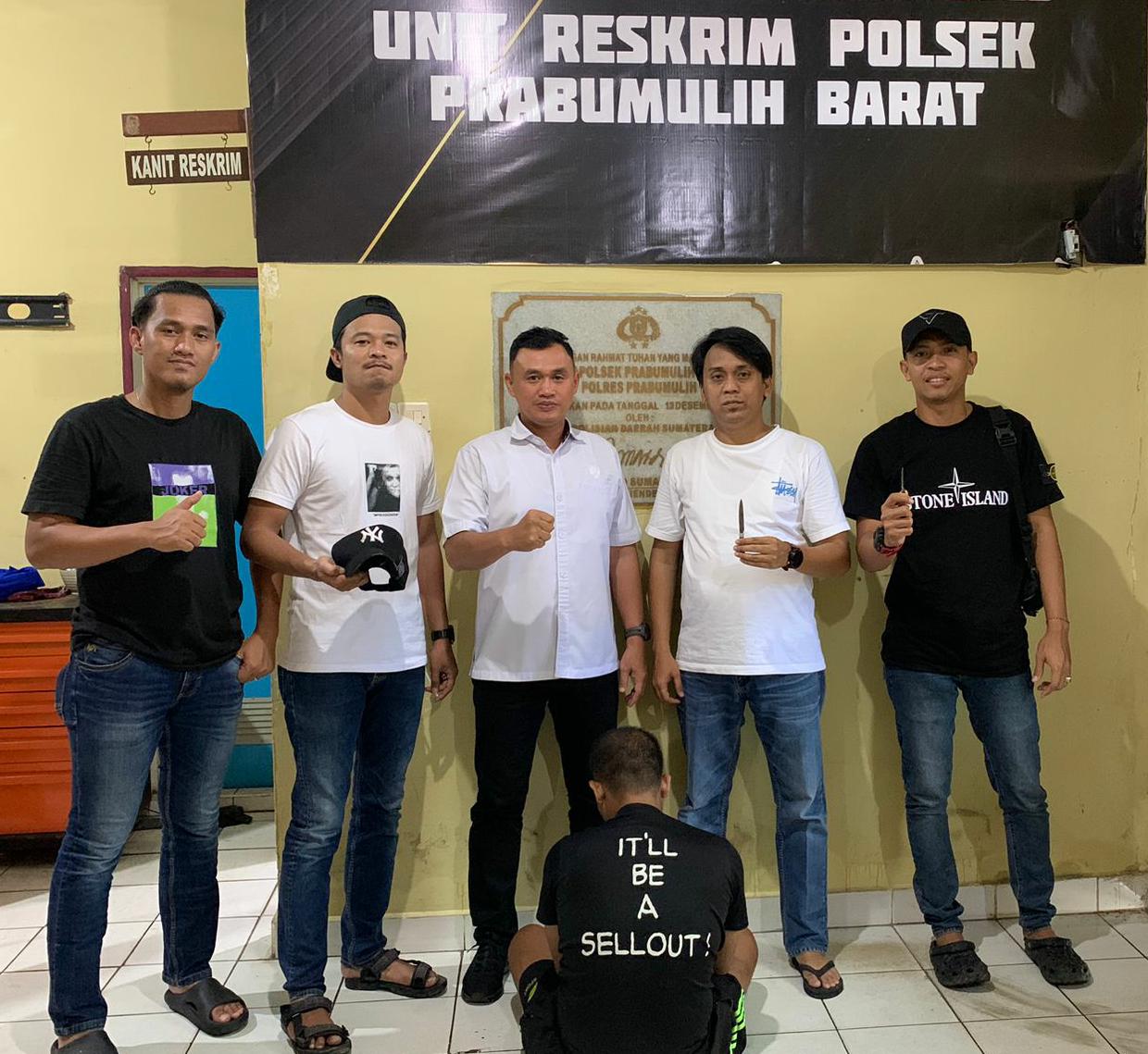 Pelaku pencurian sepeda motor diamankan polisi di wilayah Patih Galung, Prabumulih saat hendak melakukan aksi curanmor
