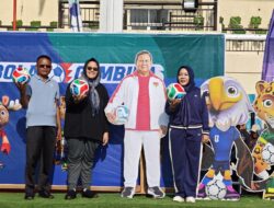 Wali Kota Prabumulih dan Warga Ramaikan Senam “Bola Gembira” Dukung Siaran Piala Dunia 2026
