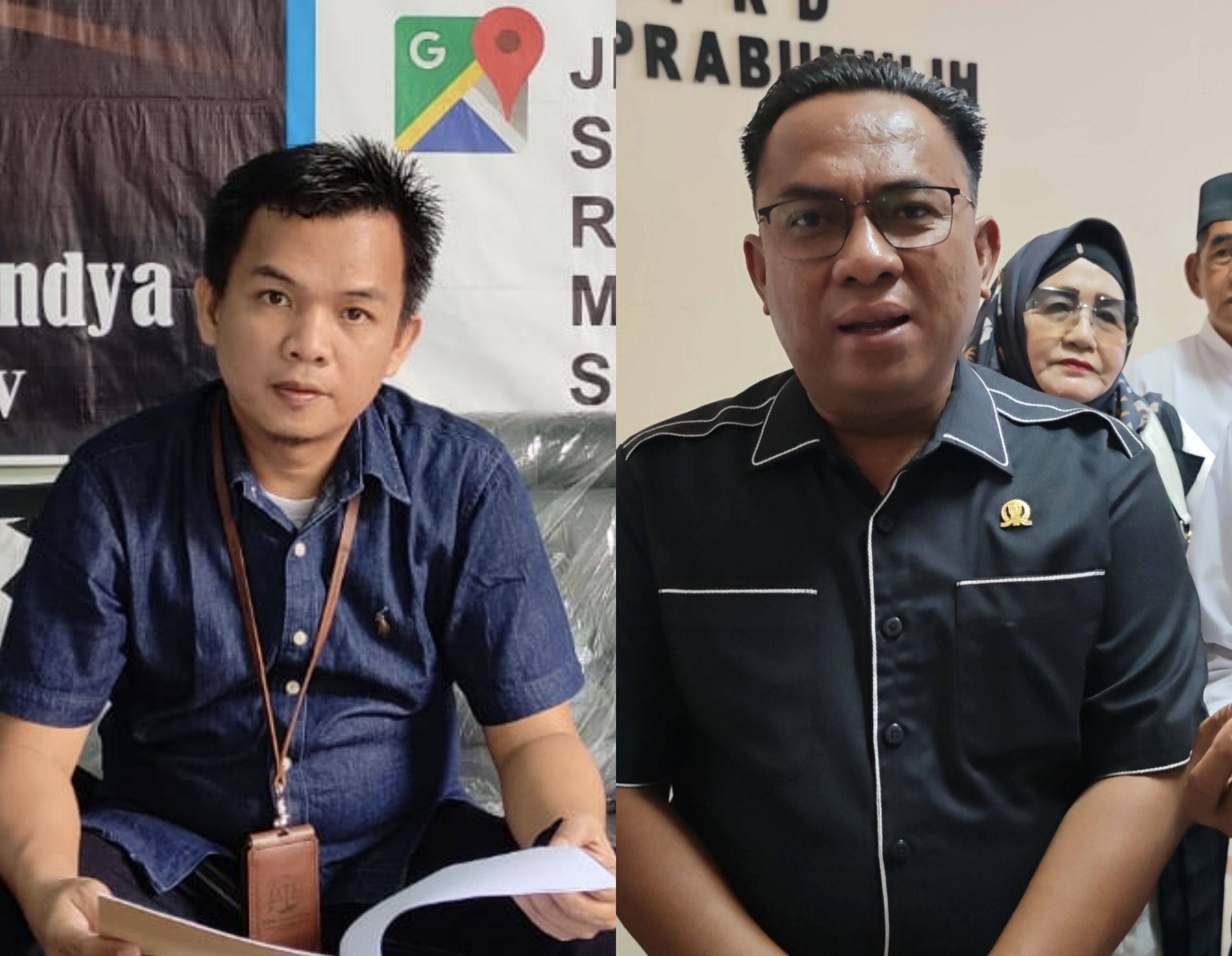 Rieza Satria SH pengacara ZY dan Deni Victoria Ketua DPRD Prabumulih saling sentil