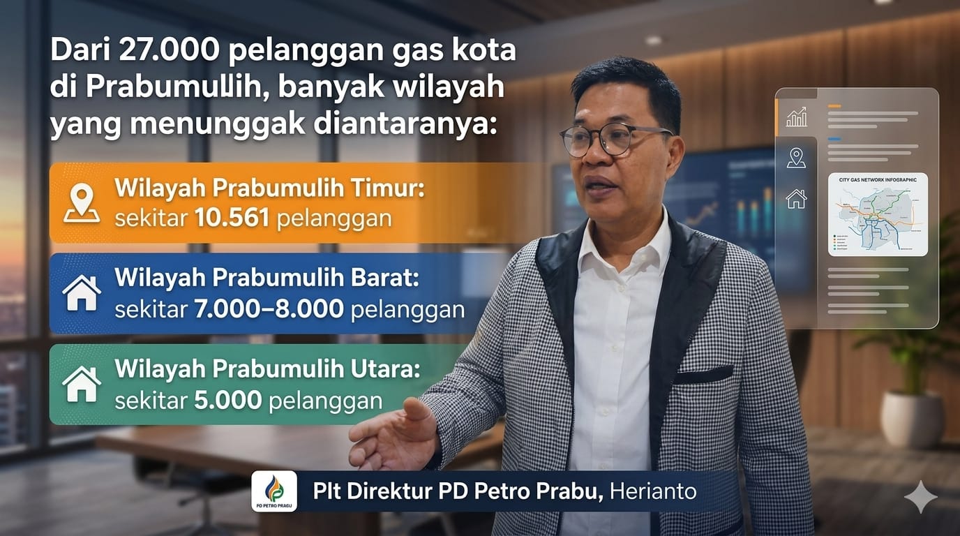 Gas Gratis? Tunggakan Jargas Prabumulih Tembus Rp125 Miliar