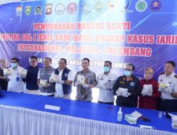 Wakil Ketua DPRD Sumsel Nopianto Hadiri Pemusnahan Narkotika Jaringan Malaysia–Palembang