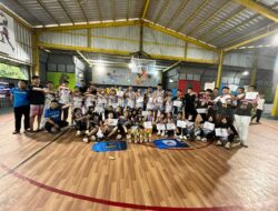 Tim Basket SMPN 2 Prabumulih Borong Tiga Gelar di Zona Hoops Basketball Cup 2026.