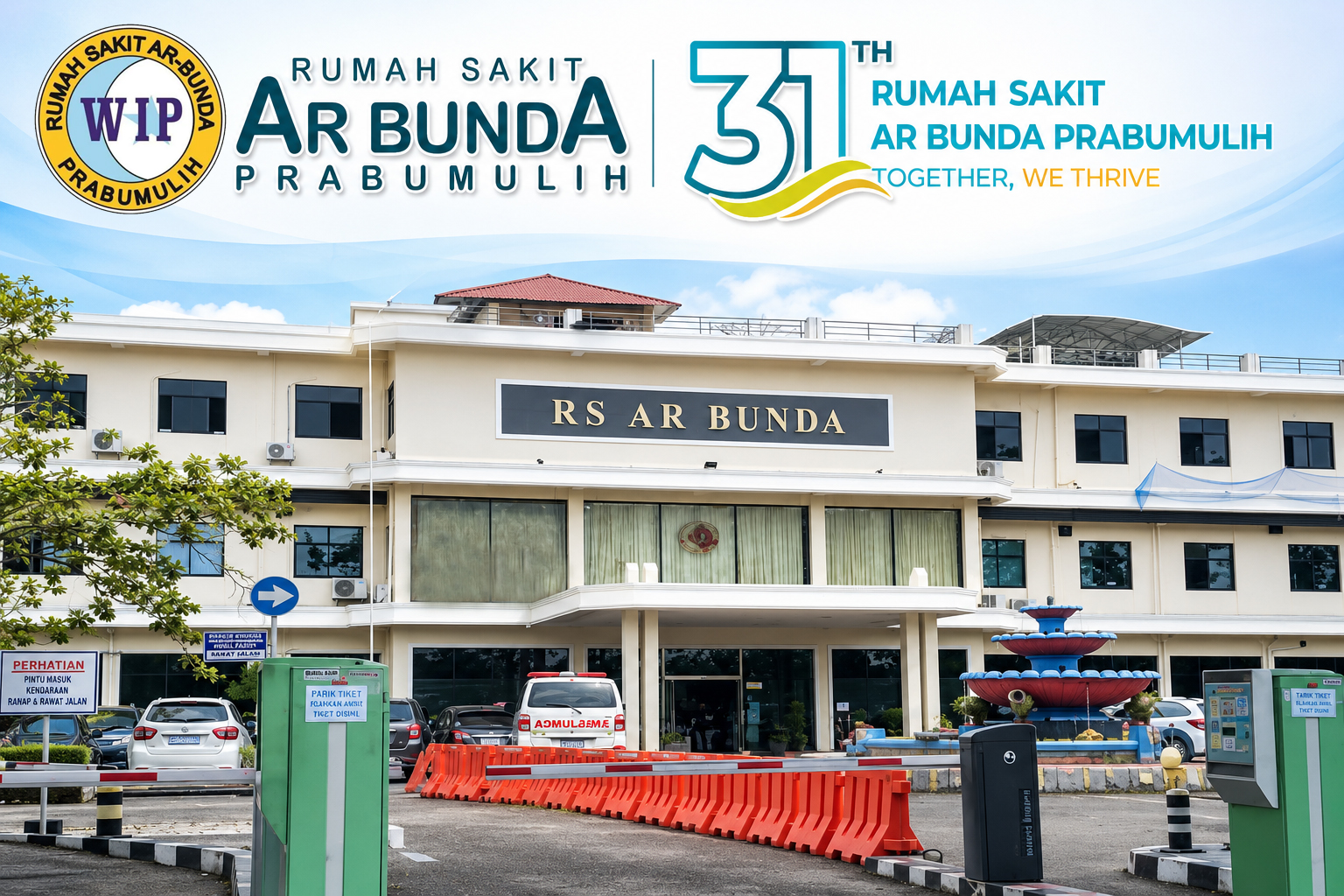 HUT ke-31 RS AR Bunda Prabumulih, rumah sakit swasta terpercaya di Prabumulih yang terus berinovasi memberikan pelayanan kesehatan terbaik.