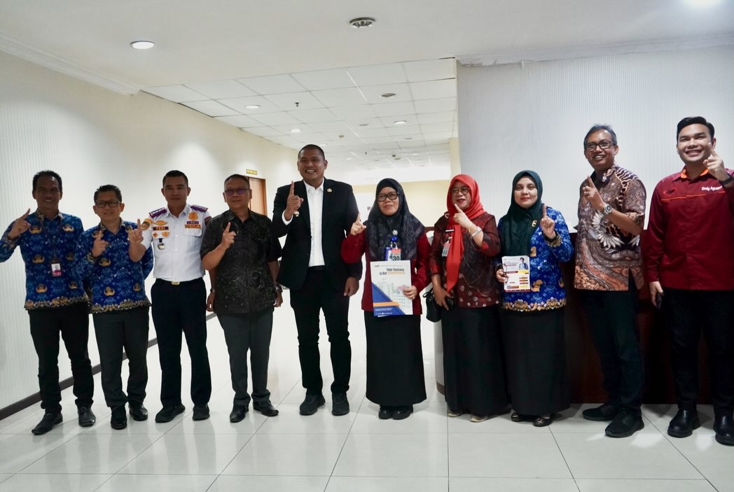 Wawako Prabumulih Franky Nasril menerima audiensi Universitas UIGM di Ruang Rapat Wali Kota