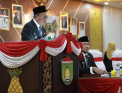 Wali Kota dan Wawako Prabumulih Hadiri Rapat Paripurna DPRD Bahas 3 Raperda 2026