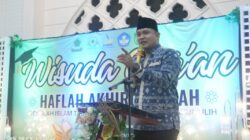 Wakil Wali Kota Prabumulih Franky Nasril membuka Wisuda Qur’an SMP IT Ishlahul Ummah