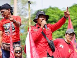 Buruh KASBI Aksi Damai di DPRD Musi Banyuasin, Sepakati RDP 11 Mei 2026