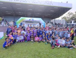 PSGas Gelar Turnamen Sepak Bola U-12 di Prabumulih, Bintang 354 Juara pada CSR Week HUT ke-18