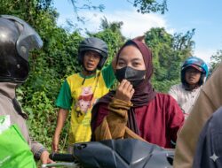 Diduga Jadi Korban Jambret, Seorang Perempuan Kehilangan Tas di Jalan Menuju Kemang Tanduk Prabumulih.