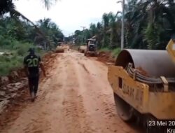 Warga Sungai Keruh Apresiasi Respon Cepat Bupati HM Toha Tohet, Jalan Keramat Jaya Kembali Normal.