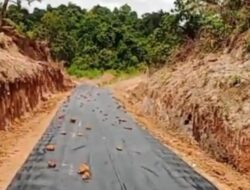 Gotong Royong Perbaiki Jalan Macang Sakti, Wujud Kolaborasi Pemkab Muba, Perusahaan dan Warga.
