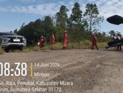 Breaking News!! Diduga Pipa Gas Bocor, Tiga Warga Gunung Raja Terbakar