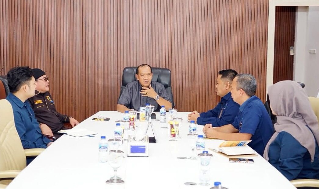 Audiensi BPS Kabupaten Musi Banyuasin dengan DPRD Muba membahas pelaksanaan Sensus Ekonomi 2026.