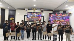 Peserta turnamen Mobile Legends Hari Bhayangkara ke-80 di Aula Polres Prabumulih.