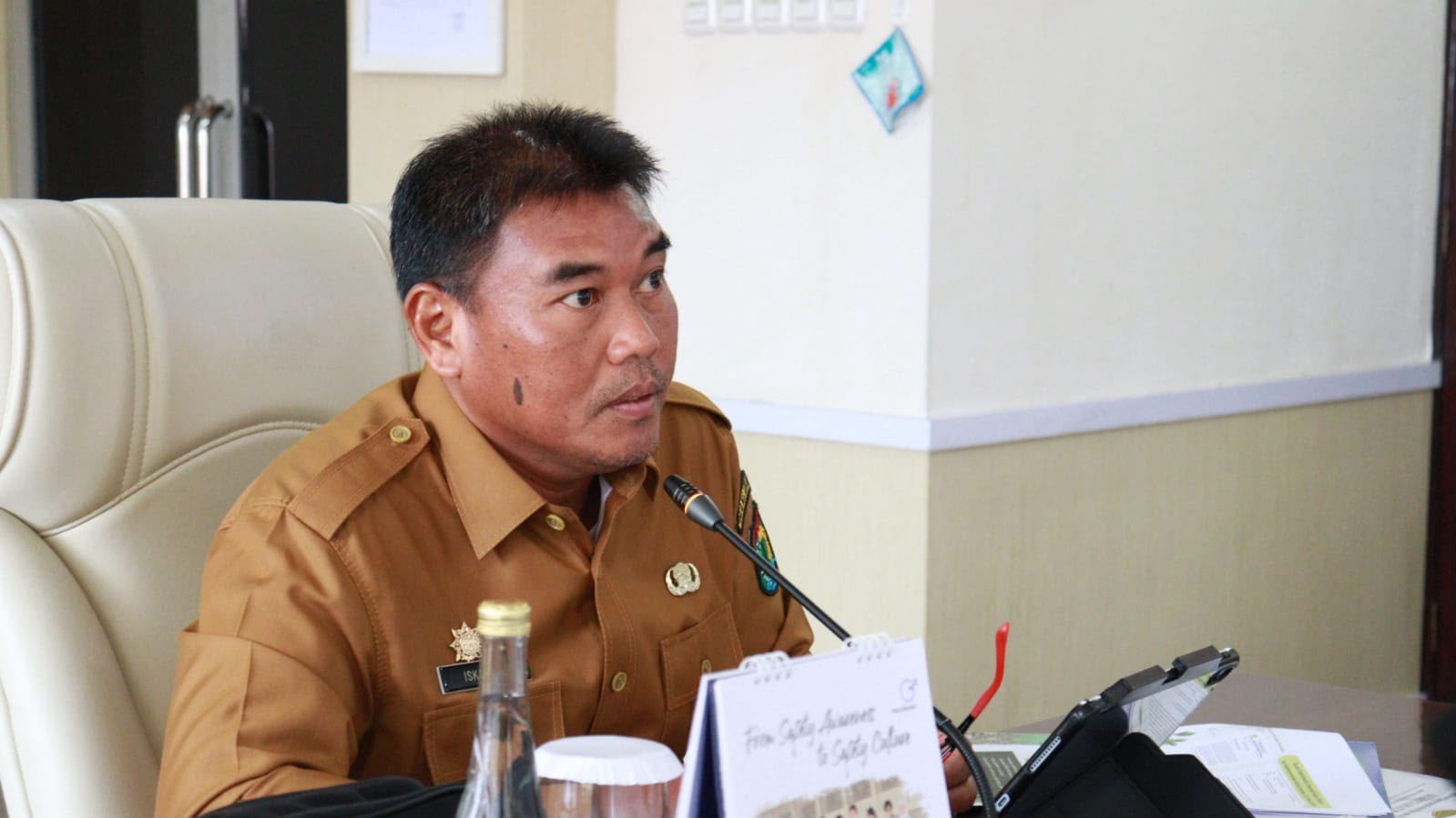Rapat koordinasi Pemkab Muba membahas tindak lanjut SK MenLHK Nomor 6 Tahun 2024 tentang lahan eks kawasan hutan untuk reforma agraria.