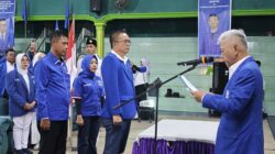 Pelantikan pengurus dan relawan DPD PAN Kota Prabumulih serta Rakerda I di GOR Harmonis Kota Prabumulih