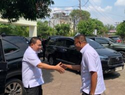Cak Arlan Terima Kunjungan Kerja Dudung Abdurachman di Kota Prabumulih