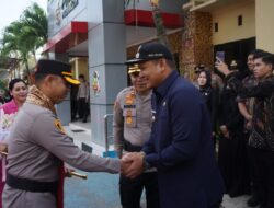 Franky Nasril Sambut Kapolres Baru AKBP Gunarto di Polres Prabumulih