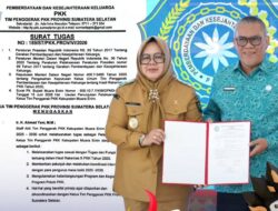 Mantan Bupati Muara Enim, Ahmad Yani Jabat Plt Ketua TP PKK