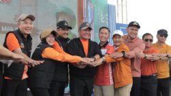Wakil Bupati Musi Banyuasin Kiai Abdur Rohman Husen menghadiri acara Semarak Wong Kito 2026 bersama tamu undangan.