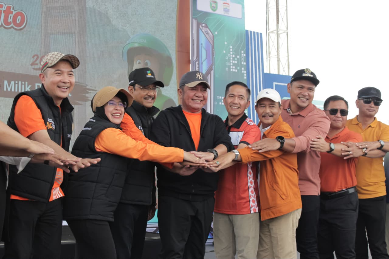 Wakil Bupati Musi Banyuasin Kiai Abdur Rohman Husen menghadiri acara Semarak Wong Kito 2026 bersama tamu undangan.
